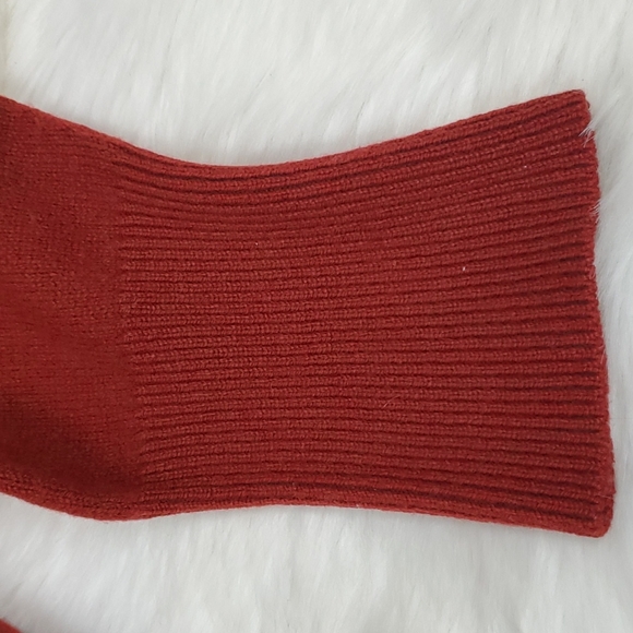 Vintage The Scotch House maroon  cashmere sweater women size M? - Picture 5 of 7